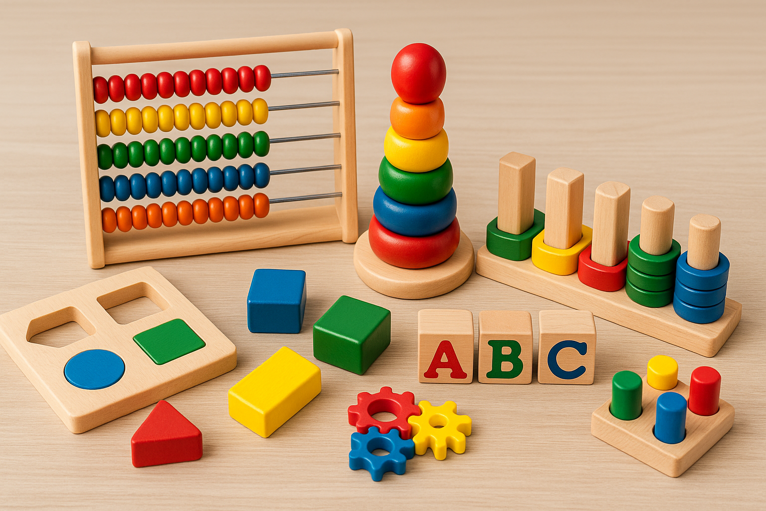 Brinquedos educativos para crianças de 1 ano